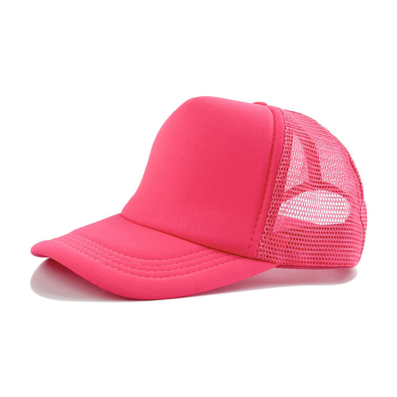 Wholesale Outdoor Solid Color Light Plate Mesh Hat Embroidery Baseball Cap ACC-HT-XiongYing001