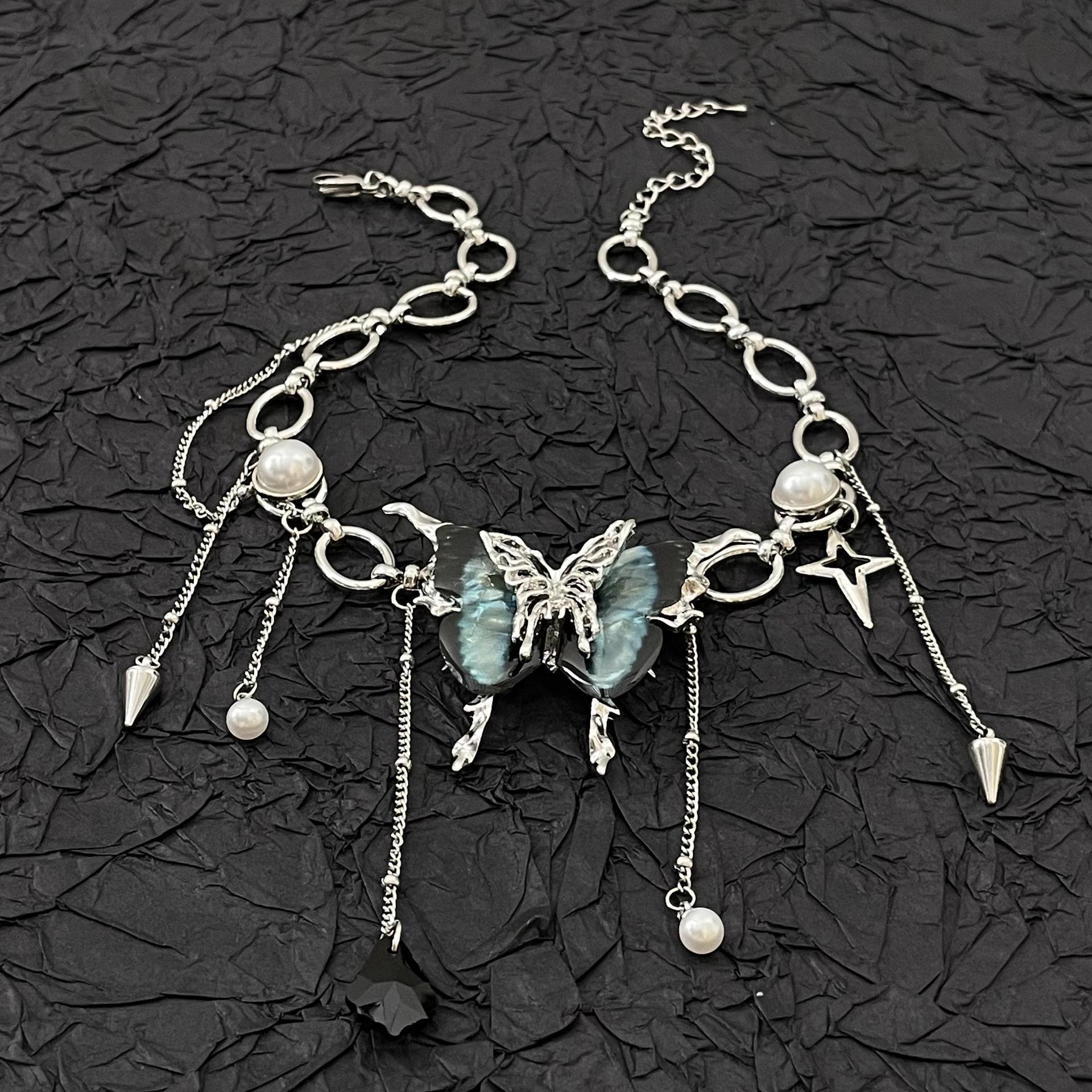 Wholesale Purple Butterfly Necklace