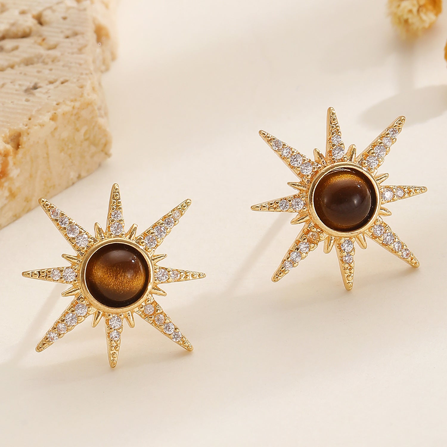 Wholesale Alloy Tiger Eye Necklace