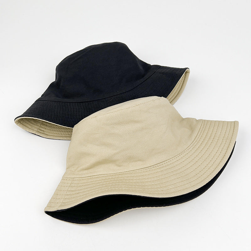 Wholesale Double-sided sun protection embroidered logo Bucket Hat