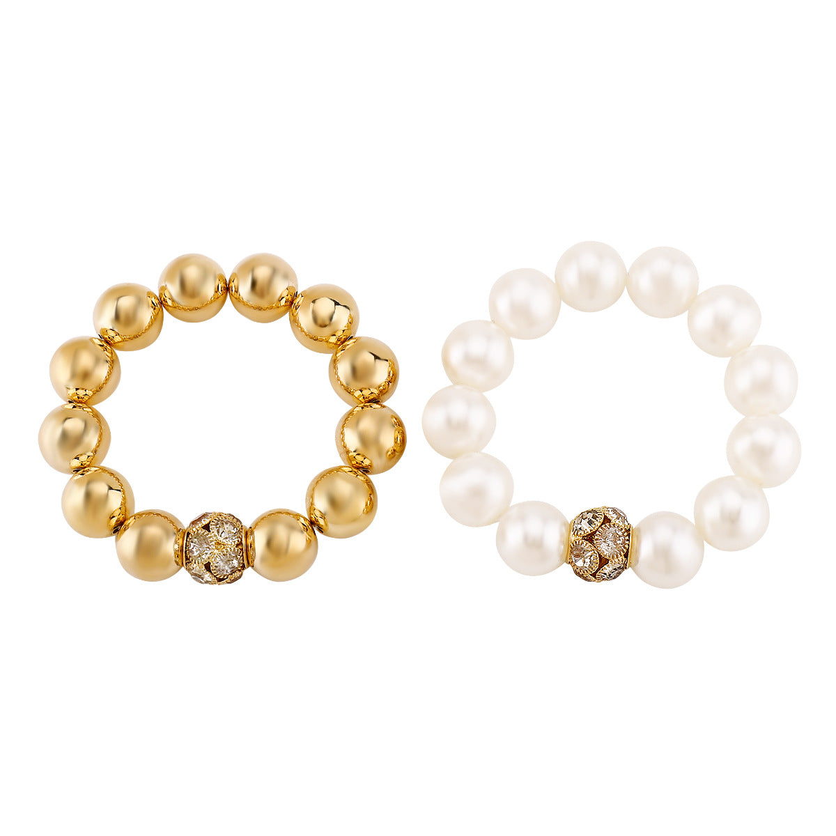 Wholesale Retro Simple  Pearl Beaded Bracelet Necklace Light Luxury Necklaces