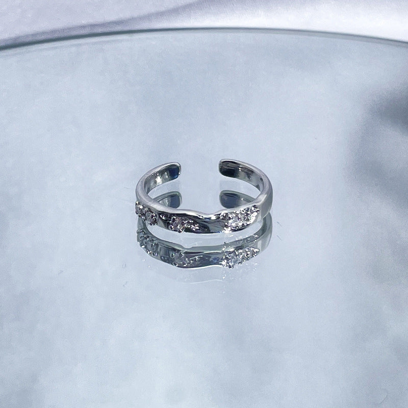 Wholesale Light luxury high-grade couple ring set