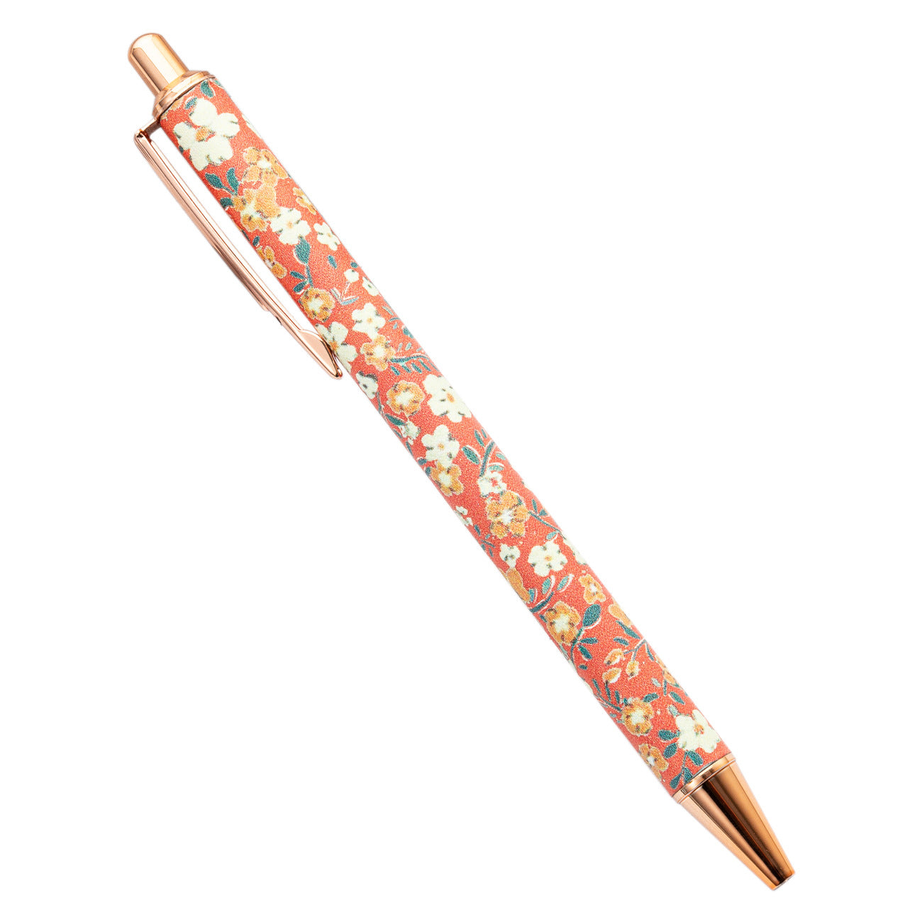 Wholesale Girl's Heart Flower Pen Small Fresh Press Foreskin Pen Gold Powder Press Ballpoint Pen ACC-PN-HuaHao001