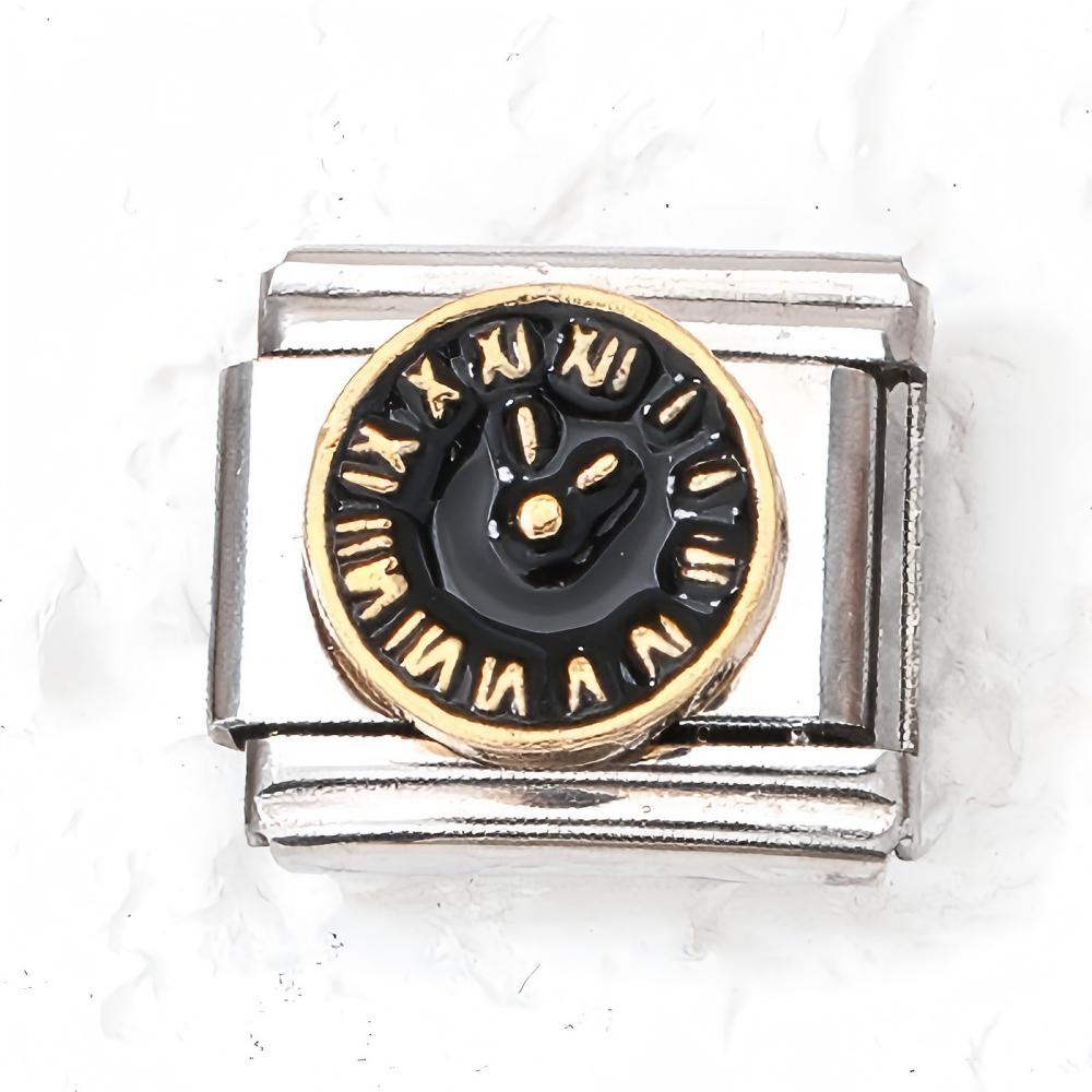 Wholesale 10pcs Italian Charm Bracelet 9mm DIY Splicing Cute Creative Stainless Steel Composable Bracelet