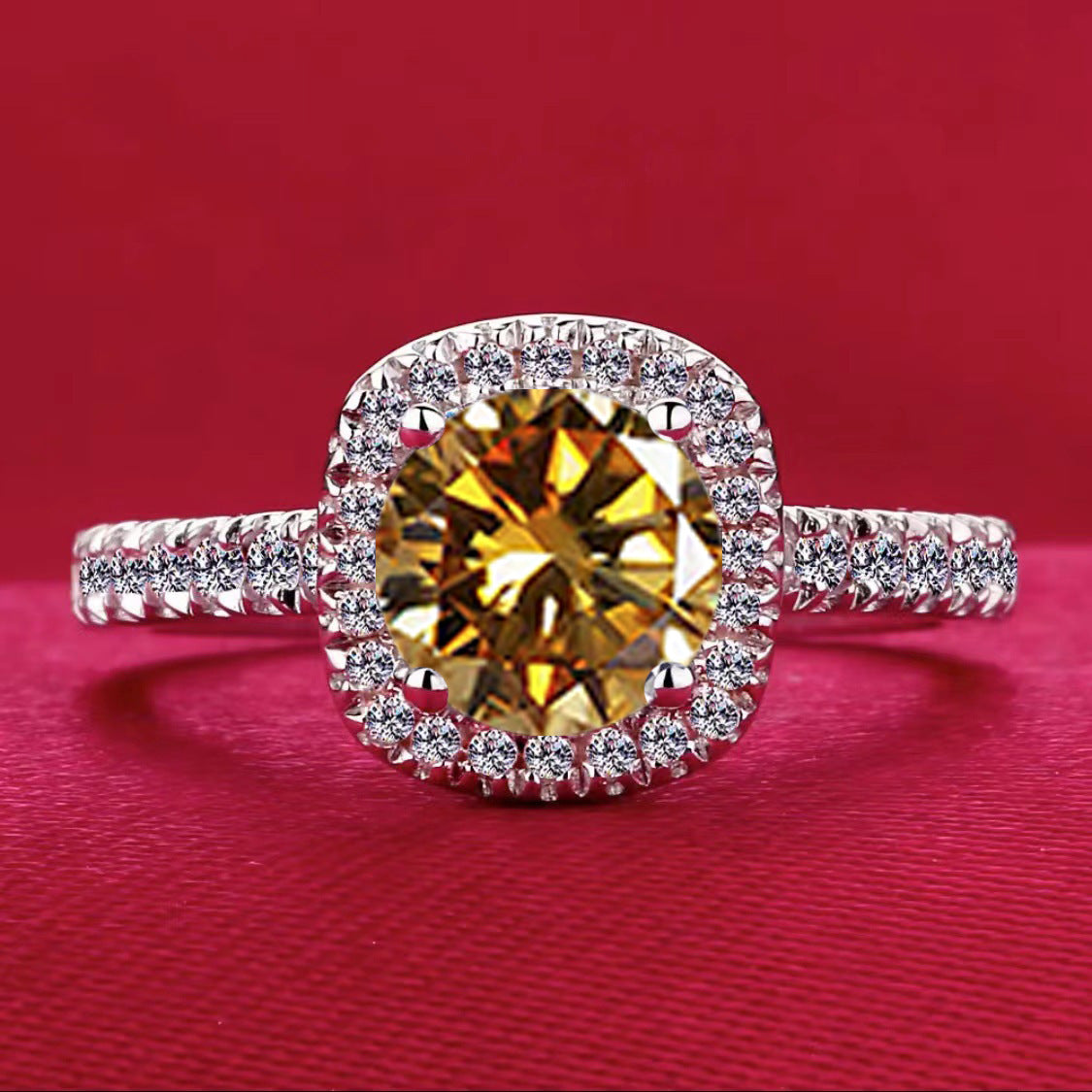 Wholesale  eight hearts eight arrows diamond  ring