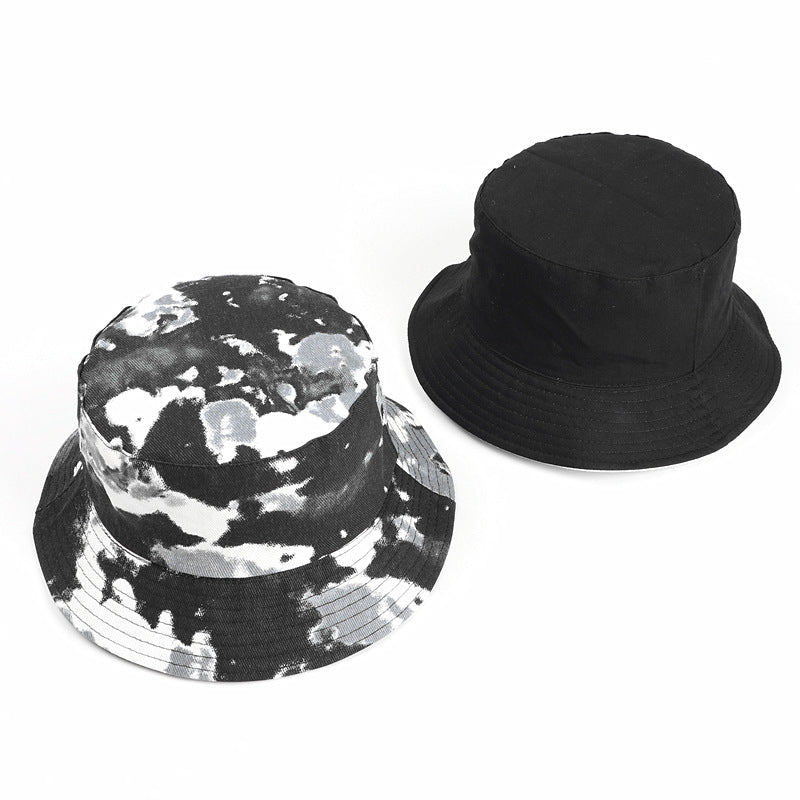 Wholesale  tie-dyed color double-sided fisherman hat