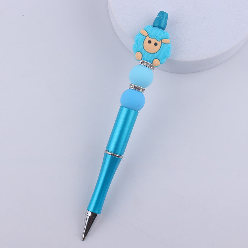 Wholesale  creative cartoon animal Kaola elephant silicone beads beaded pen