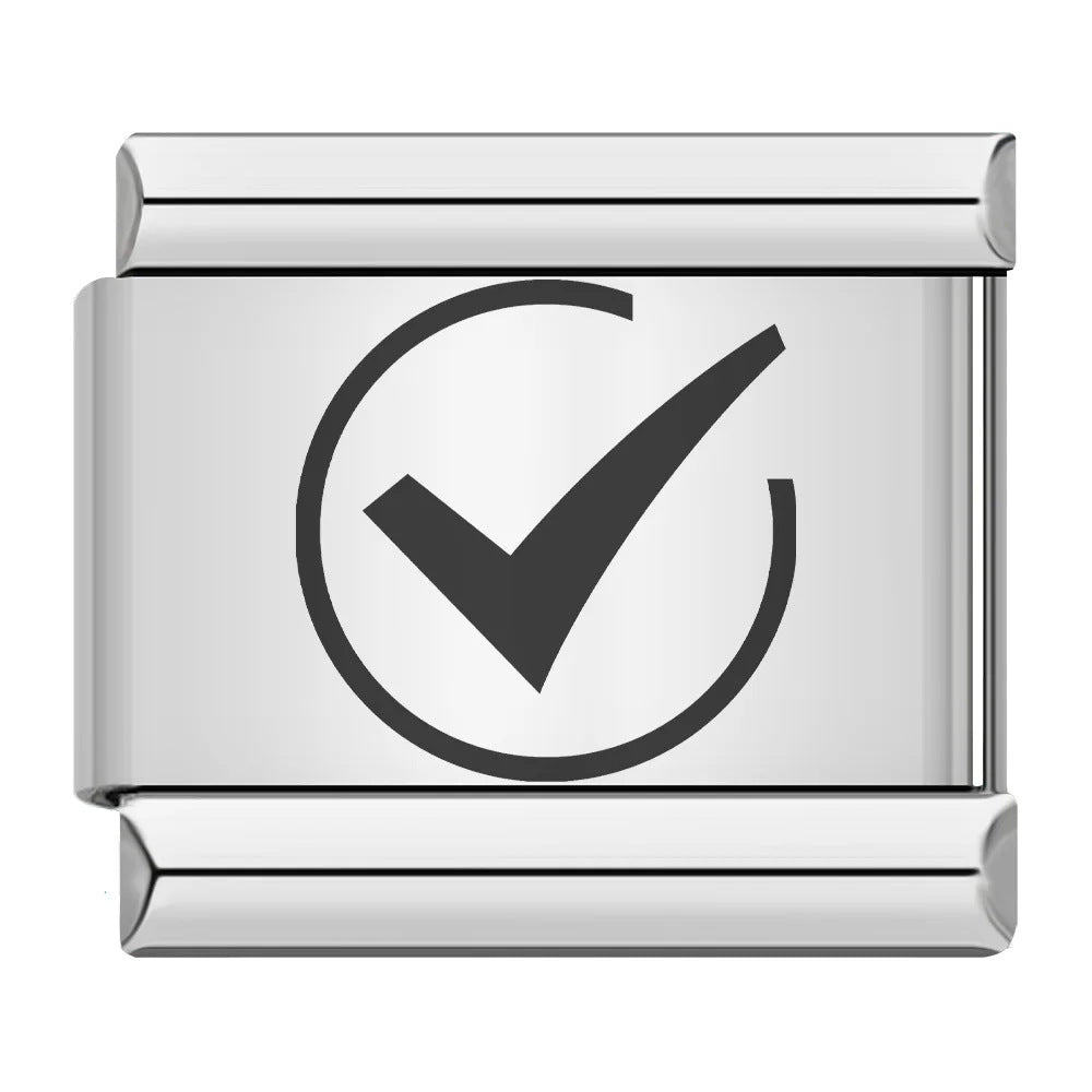 Wholesale  Italian Charm Bracelet 9mm DIY sun moon stars Creative Stainless Steel Composable Bracelet