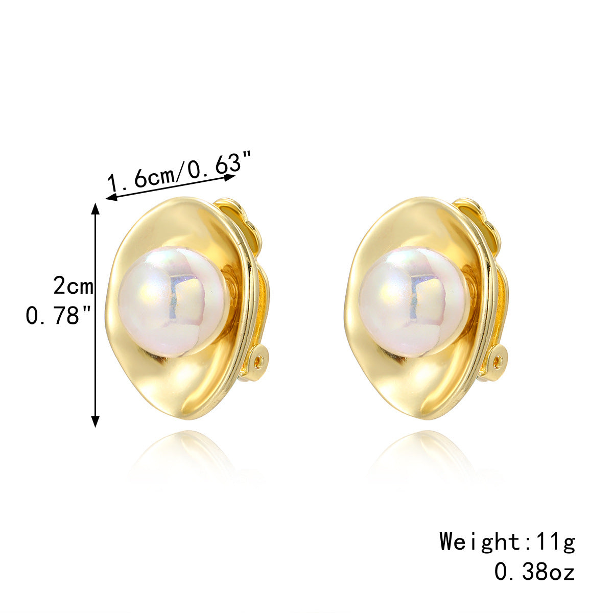 Wholesale Baroque Pearl Earrings Ear Cuff ACC-ES-ManYi004