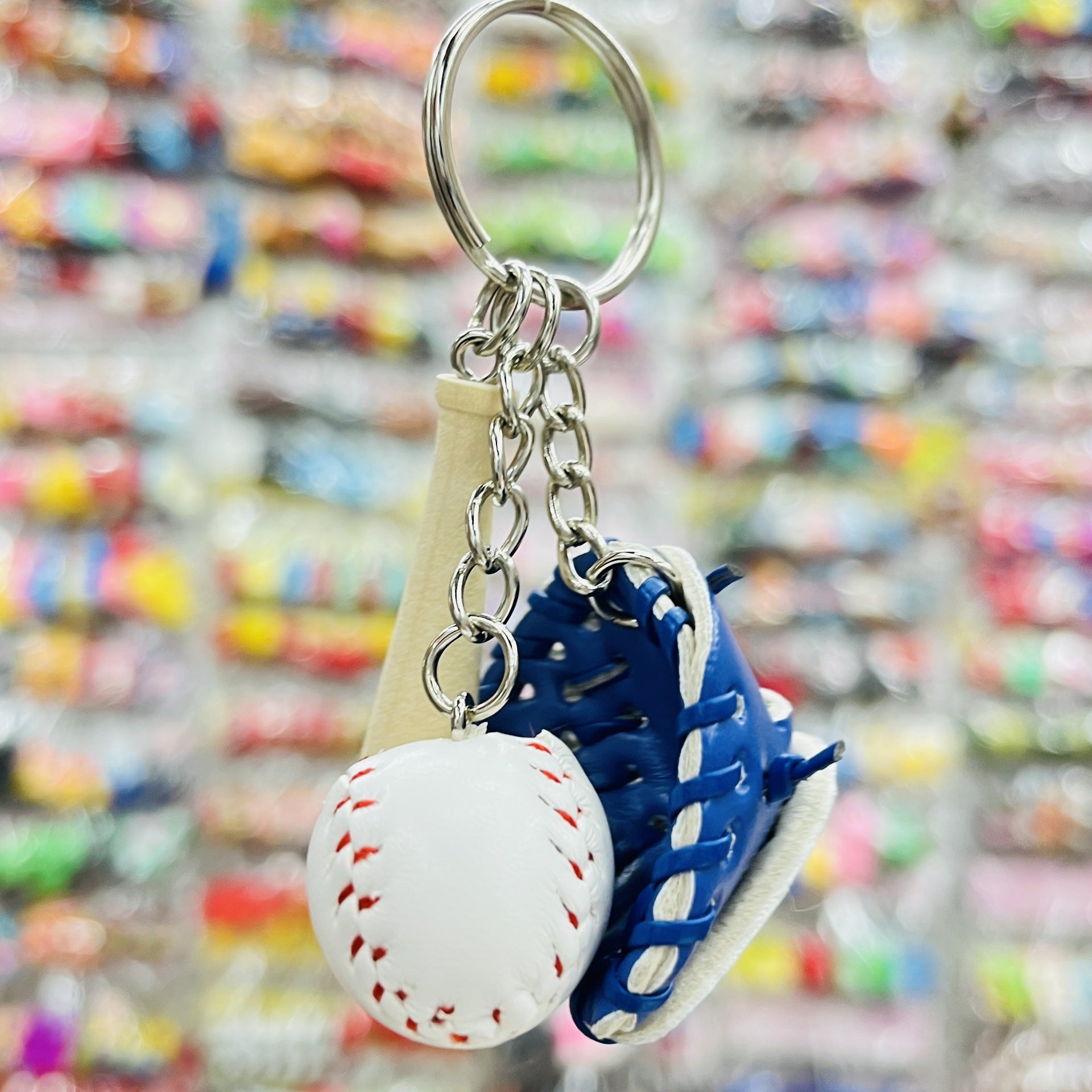 Wholesale Softball Gloves Baseball Keychain