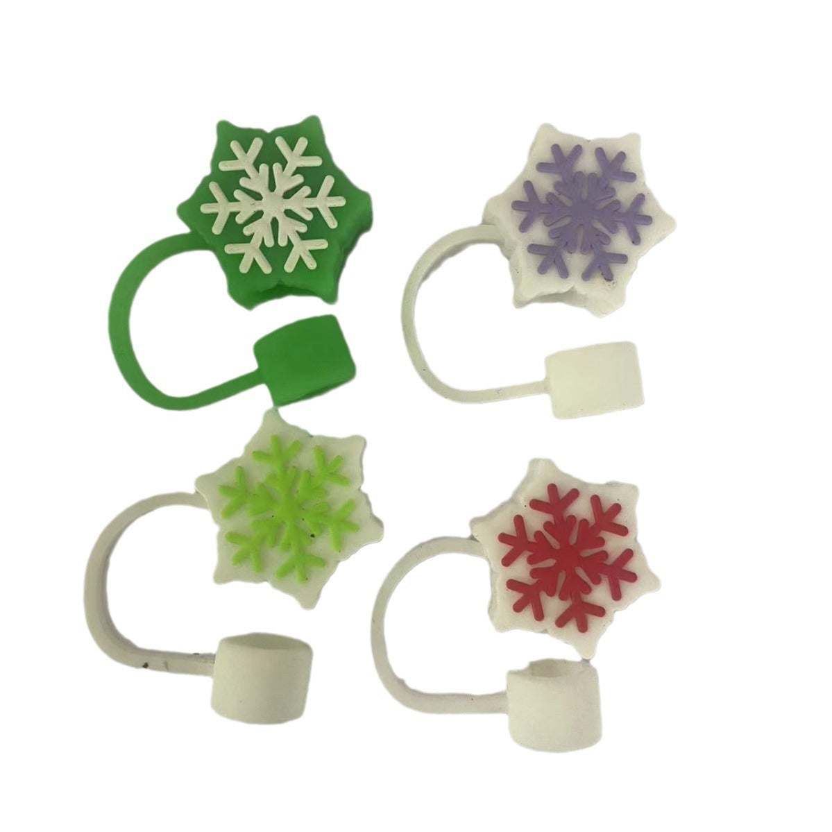 Wholesale  Skull Bat 10mm PVC Soft Straw Tube Cap