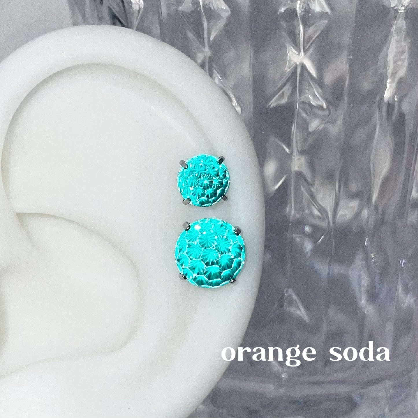 Wholesale Fireworks Titanium Steel Ear Bone Stud Earrings