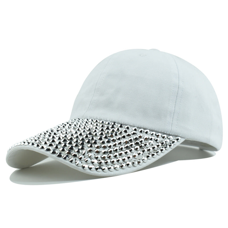 Wholesale personality diamond baseball cap diamond cap