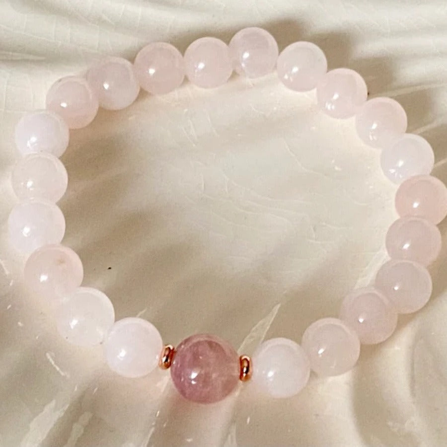 Wholesale Natural Rose Quartz Bracelet