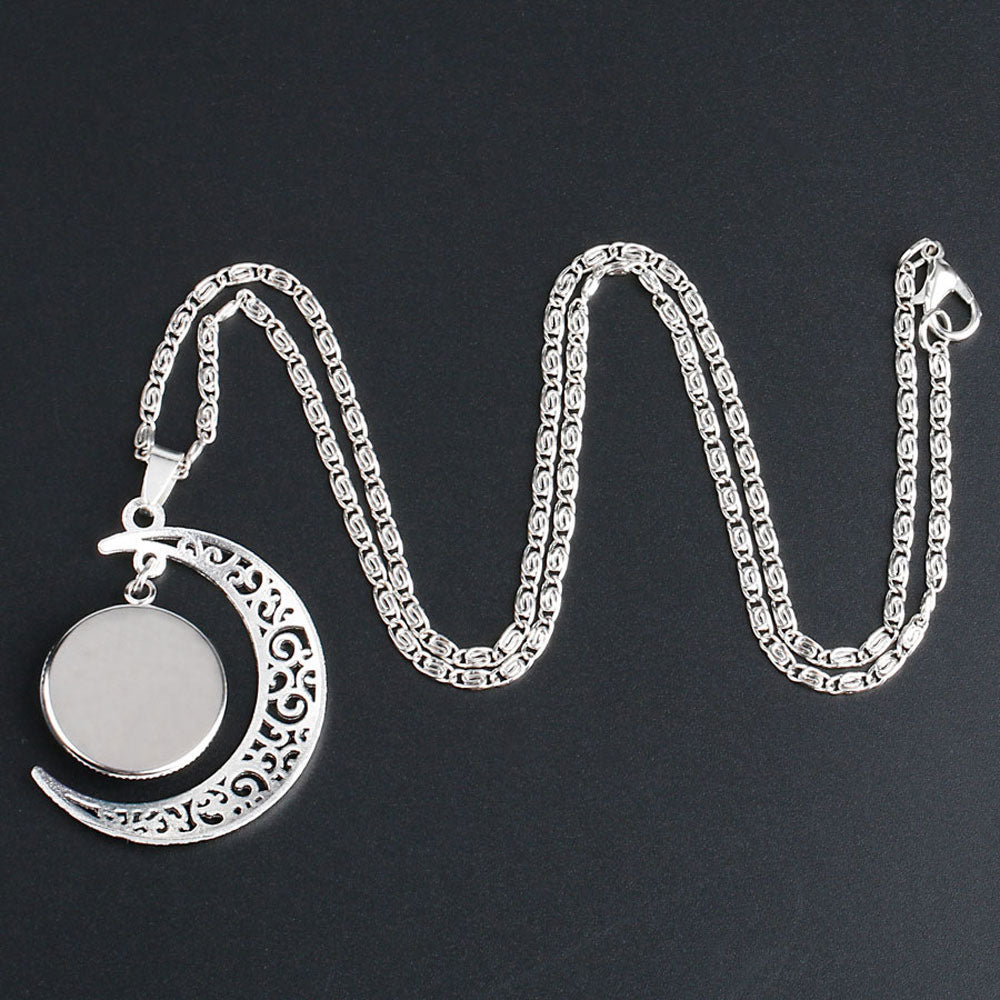 Wholesale Twelve Constellations Colorful Series Moon Necklace