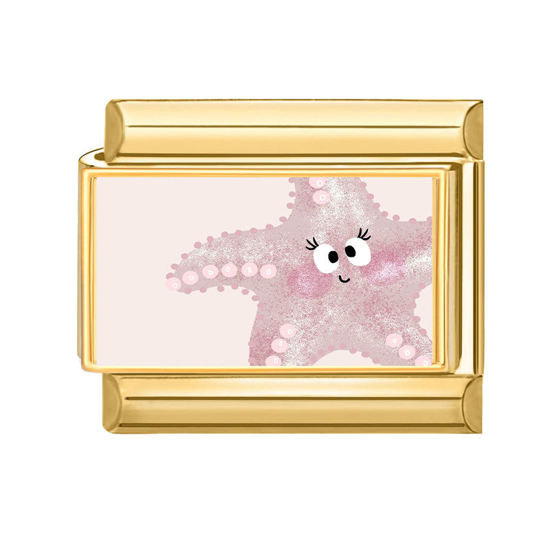 Wholesale 9mm Italian Charm Starter Bracelets DIY Marine Series Stainless Steel Composable Bracelet