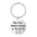 Wholesale creative engraving stainless steel keychain