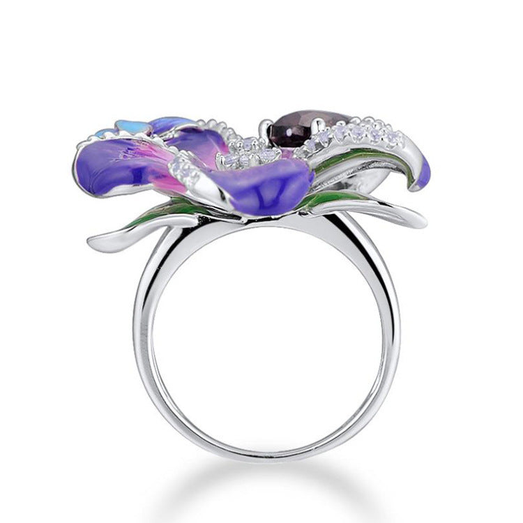 Wholesale  butterfly flower ring