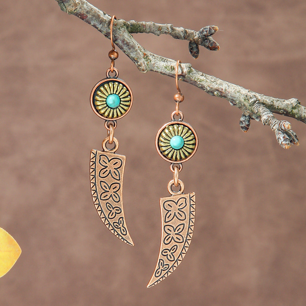 Wholesale Bohemian Geometric Earrings Fashion Accessory Boutique Resale