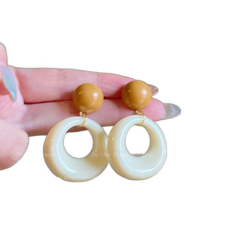 Wholesale  color hoop earrings  special earrings