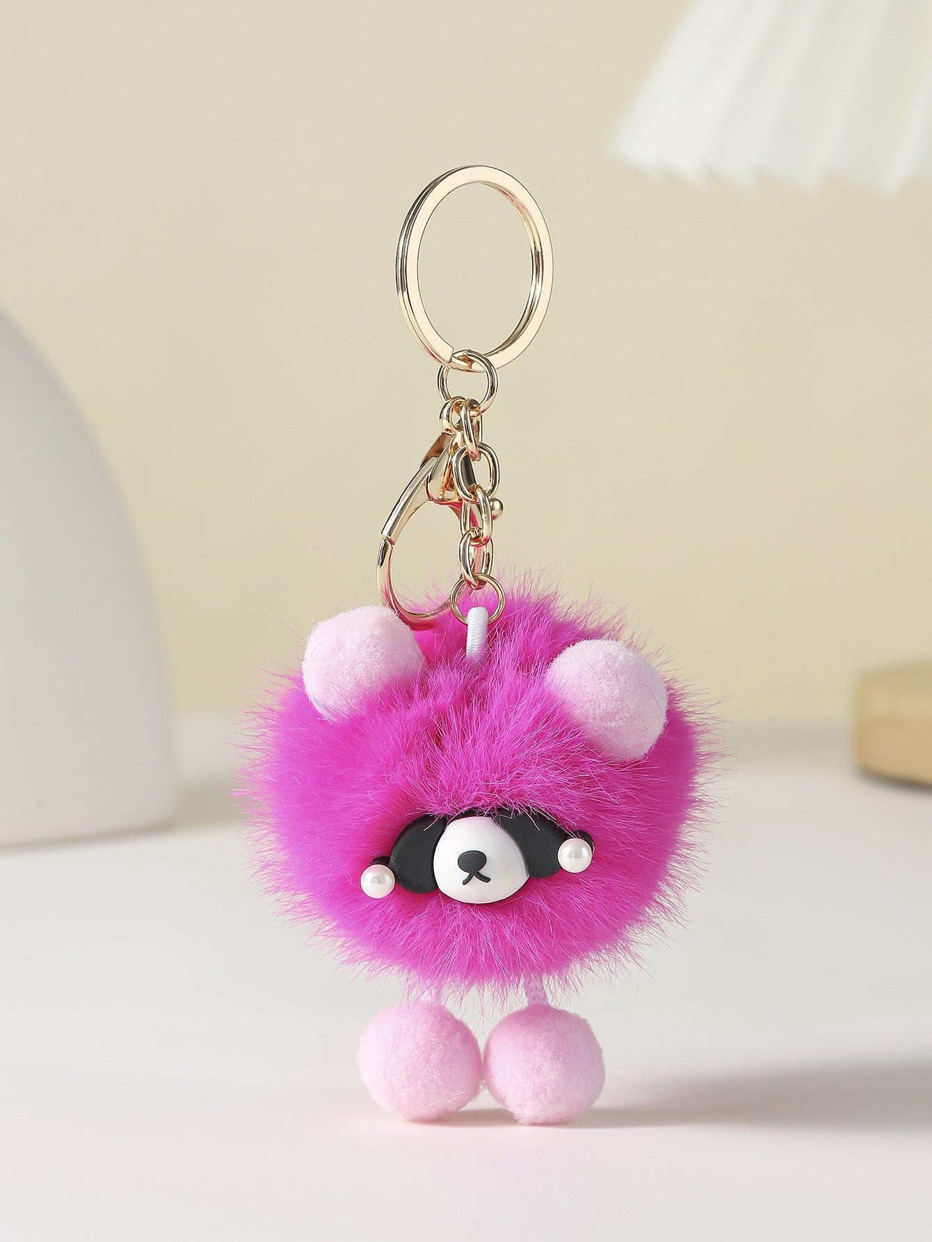Wholesale Cartoon Cute Plush Bear Keychain Creative Keychain ACC-KC-RongR023