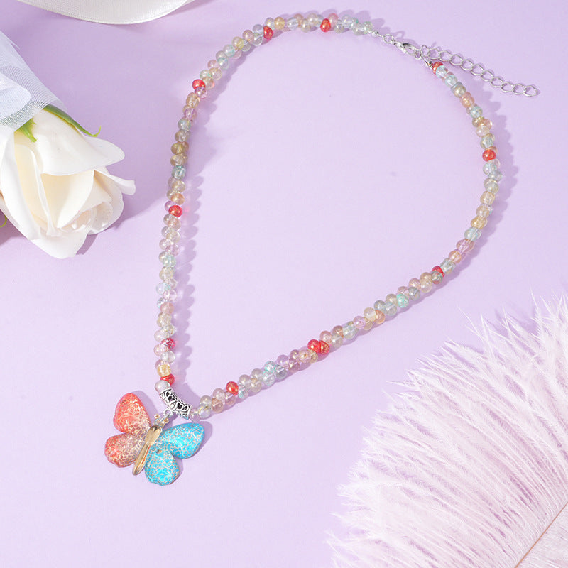 Wholesale Butterfly Necklace Collar Pendant Necklaces