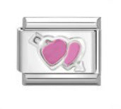 Wholesale Italian Charm Bracelet Gold Plated Stamping Pattern Stainless Steel Composable Bracelet