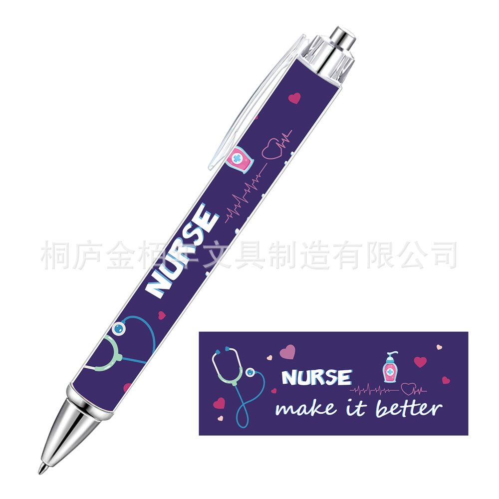 Wholesale Pink Bow Heart Roll Paper Ballpoint Pen