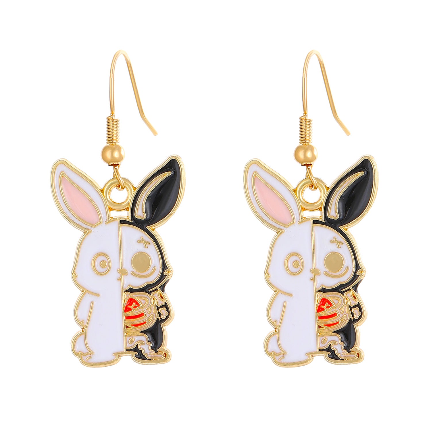 Wholesale Trendy Funny Animal  Earrings Zinc Alloy Electroplate Party Jewelry Accessory