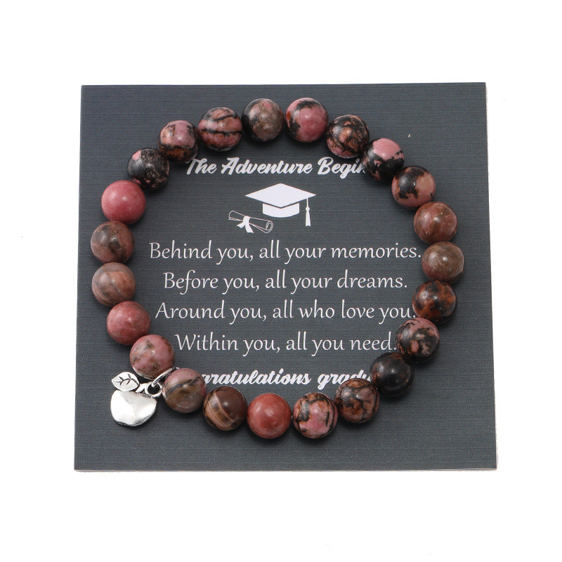 Wholesale  colorful emperor stone compass beaded bracelet