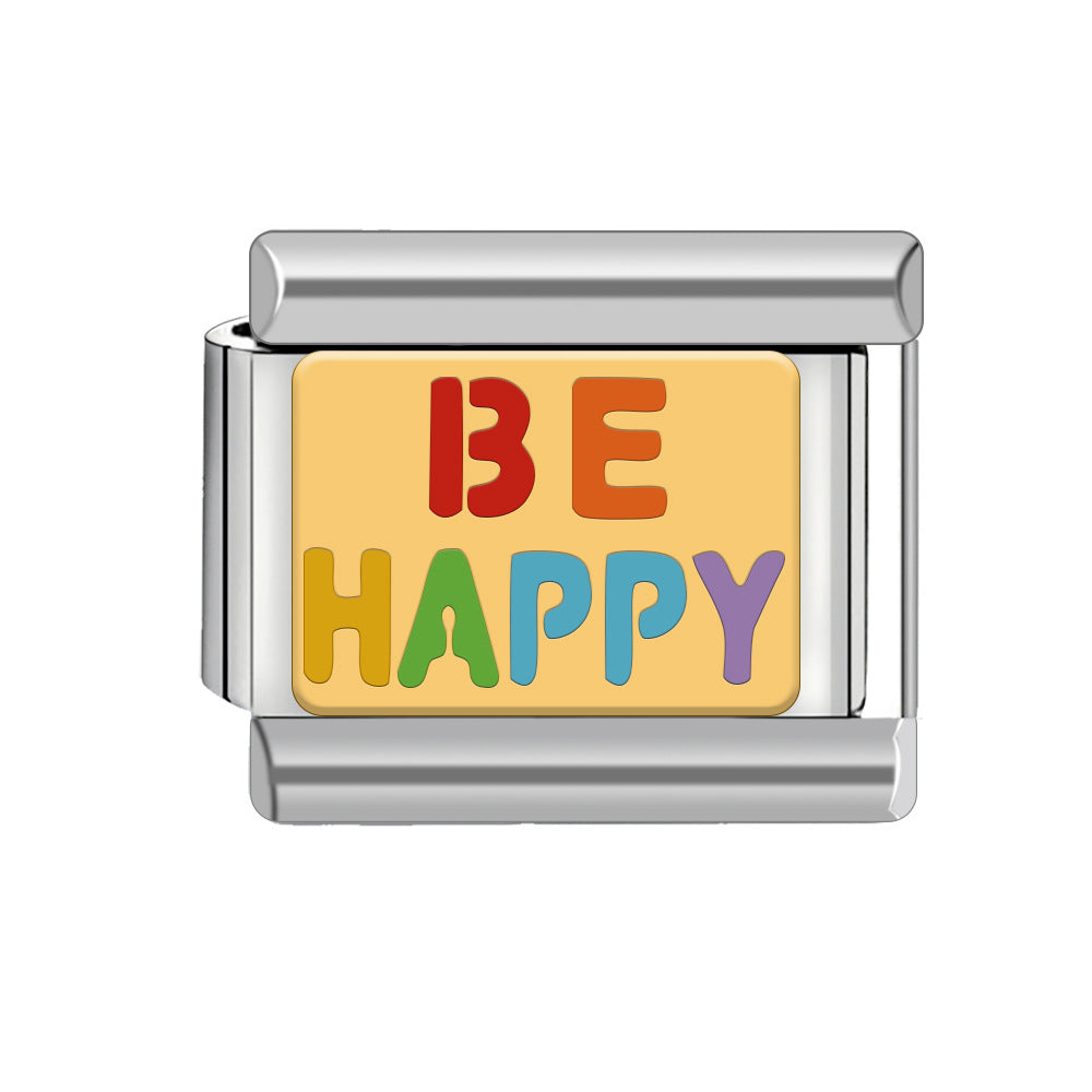 Wholesale Italian Charm Bracelet 9mm DIY Splicing Butterfly Series Stainless Steel Composable Bracelet