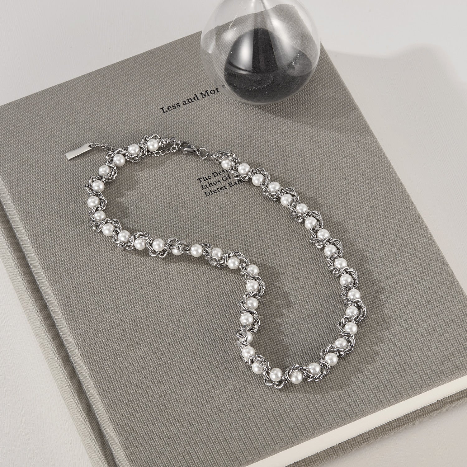 Wholesale Titanium Steel Necklace Snake Tie Stacked Necklace