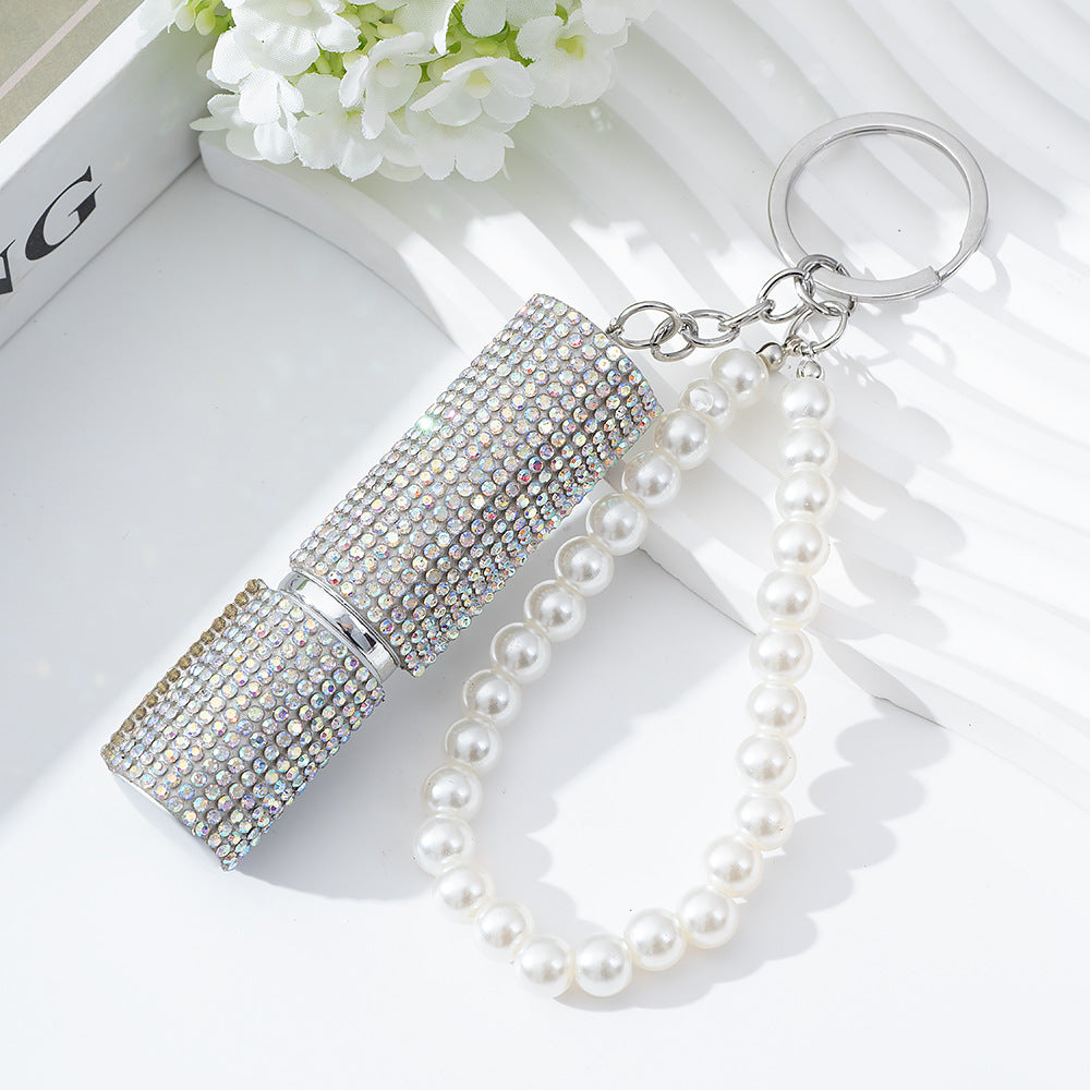 Wholesale  Diamond-Encrusted 5ml Creative  Keychain