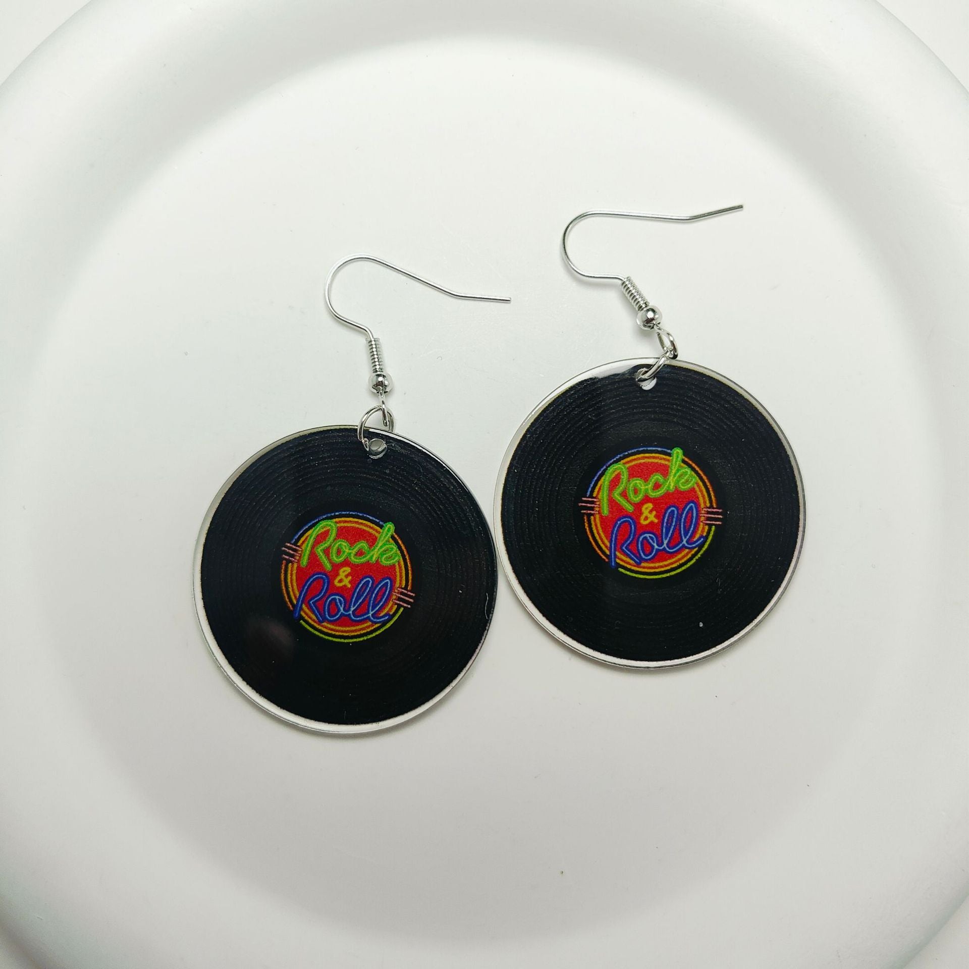 Wholesale Acrylic Vintage Earrings Cute Cartoon Series Earrings ACC-ES-Qiyu012