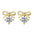 Wholesale Bow Light Luxury Micro Zirconia Earrings