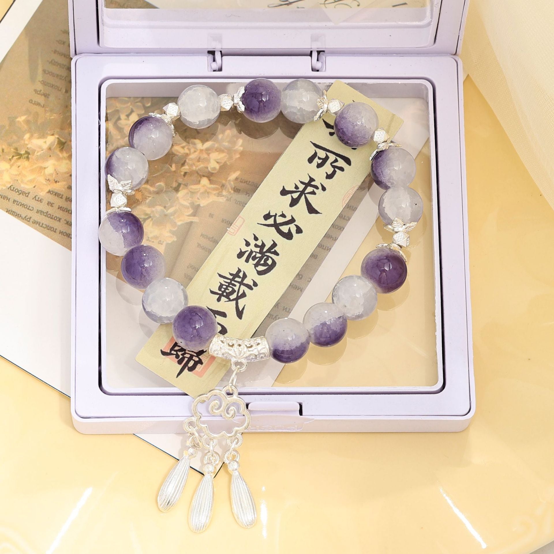 Wholesale  Tassel Gradient  Glaze Bracelet