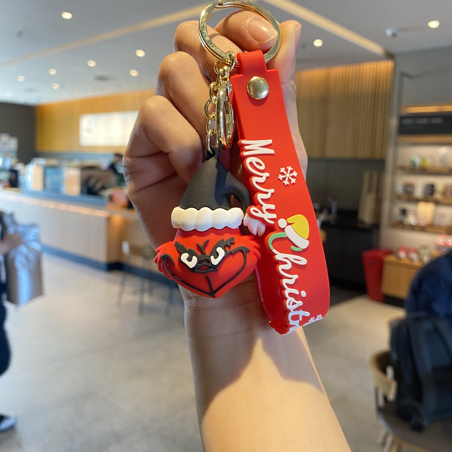 Wholesale Christmas Cartoon PVC Soft Keychain Creative Keychain ACCVIP-KC-MingTian001