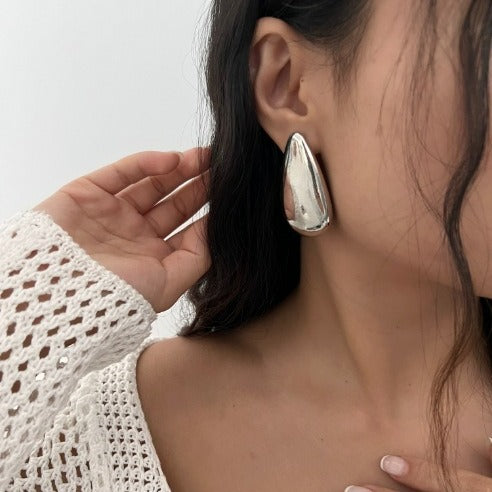 Wholesale  Water Drop Earrings Gold-plated Stainless Steel Earrings Gold-plated Luxury Earrings