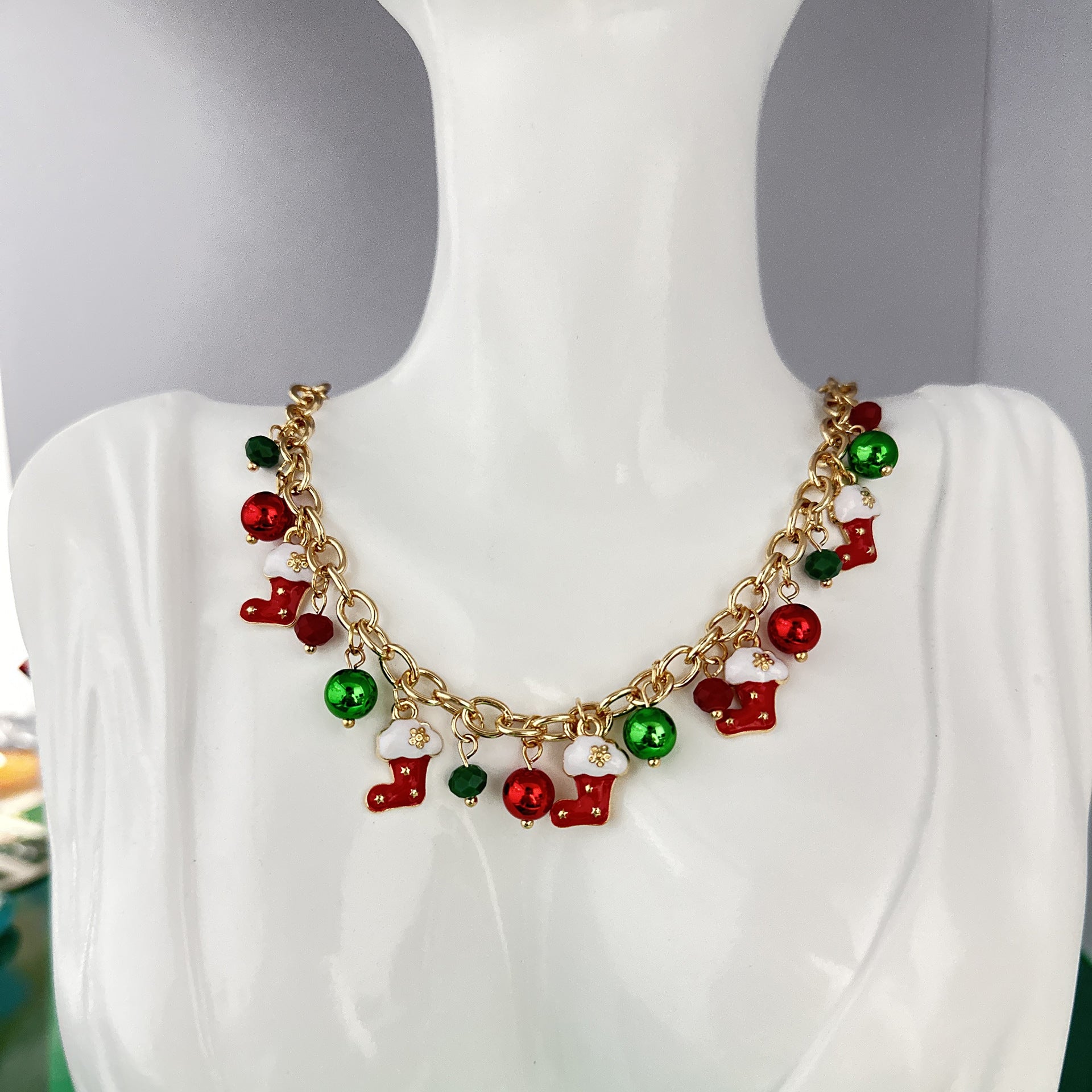 Wholesale Christmas Element Necklace