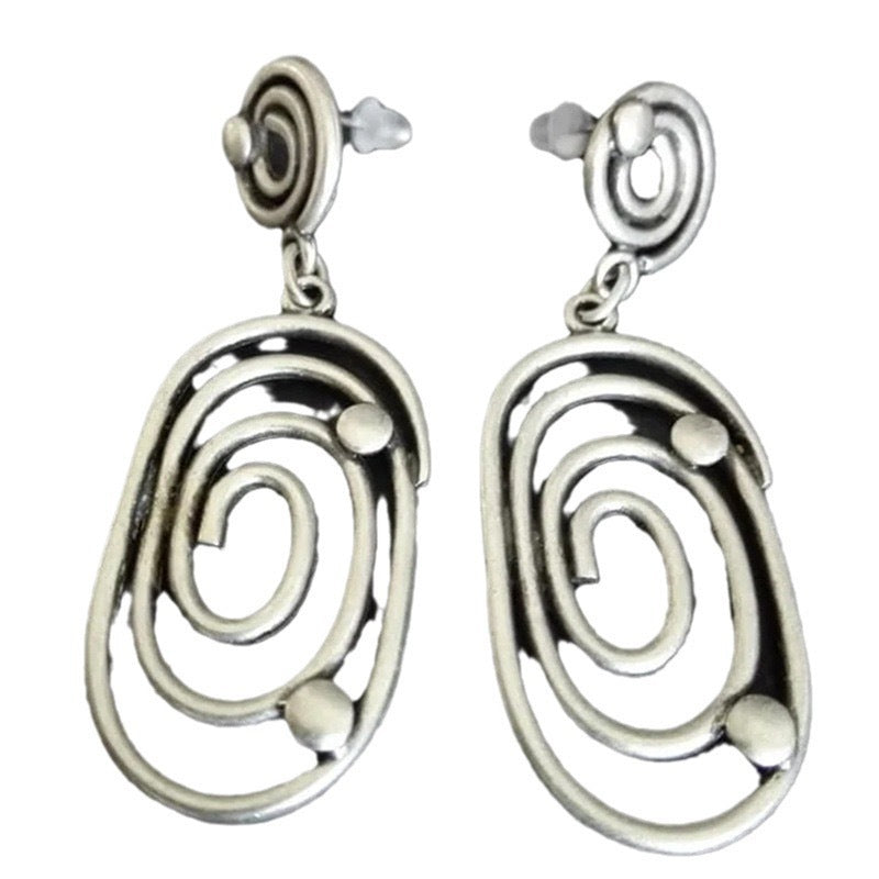 Wholesale  Retro Hollow Alloy Earrings