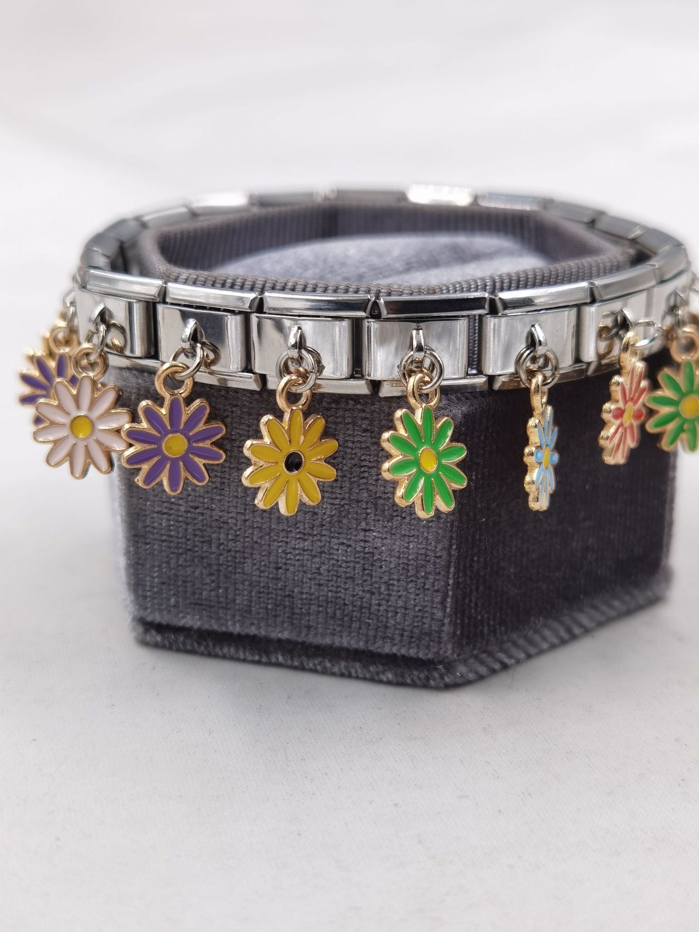 Wholesale Italian Charm Bracelet Charm Module Stainless Steel Bracelet 9mm DIY Pattern Free Stitching Detachable Composable Bracelet ACC-BT-XY001