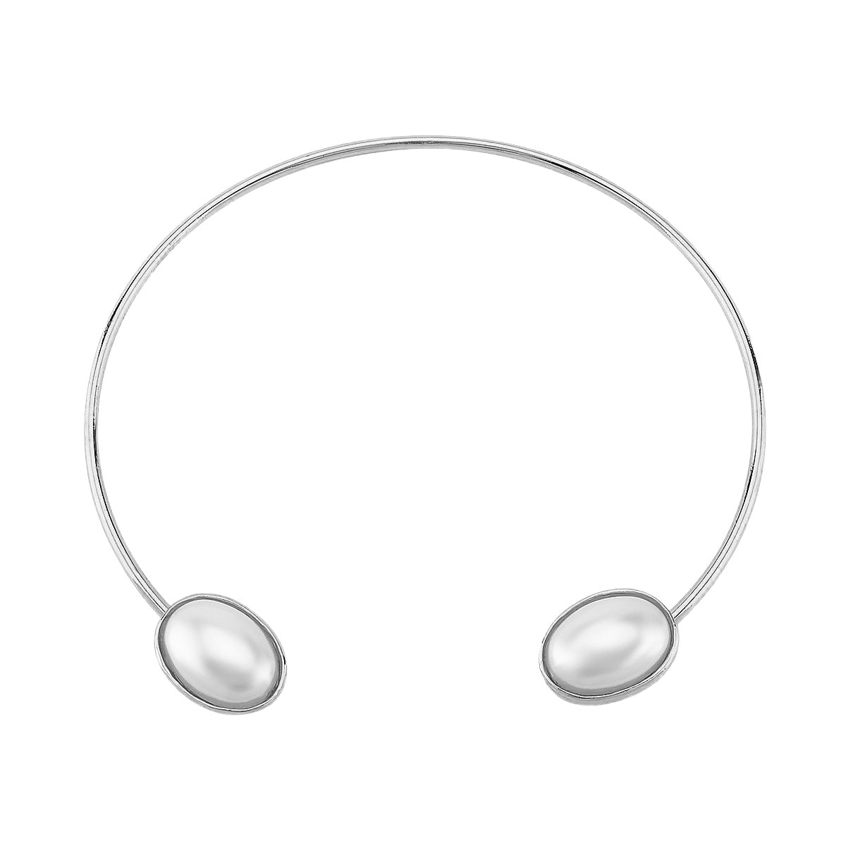 Wholesale Alloy Flower Exaggerated Irregular Pearl Geometric Earrings Ring Collar Bracelet