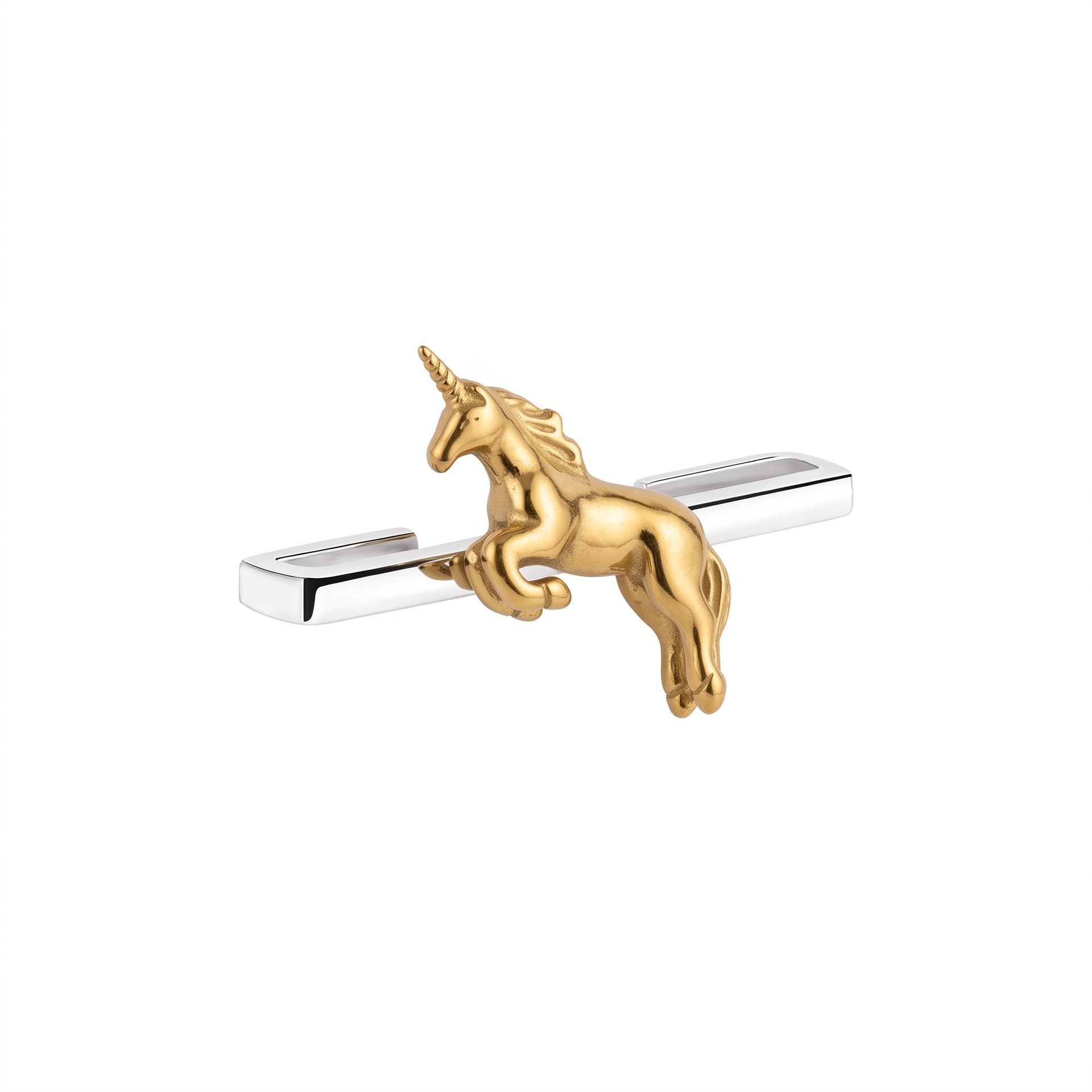 Wholesale Trendy Lion 18K Gold Plated Stainless Steel Watch Strap Charm DIY Jewelry Accessory Boutique Gift