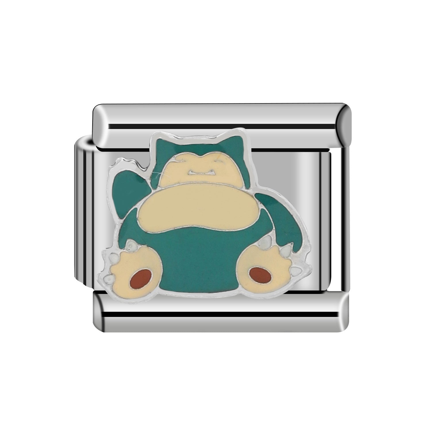 Wholesale 5pcs Italian Charm Bracelet Charm Module Stainless Steel Cute Bracelet 9mm DIY Pattern Free Stitching Detachable Composable Bracelet ACCVIP-BT-XY002