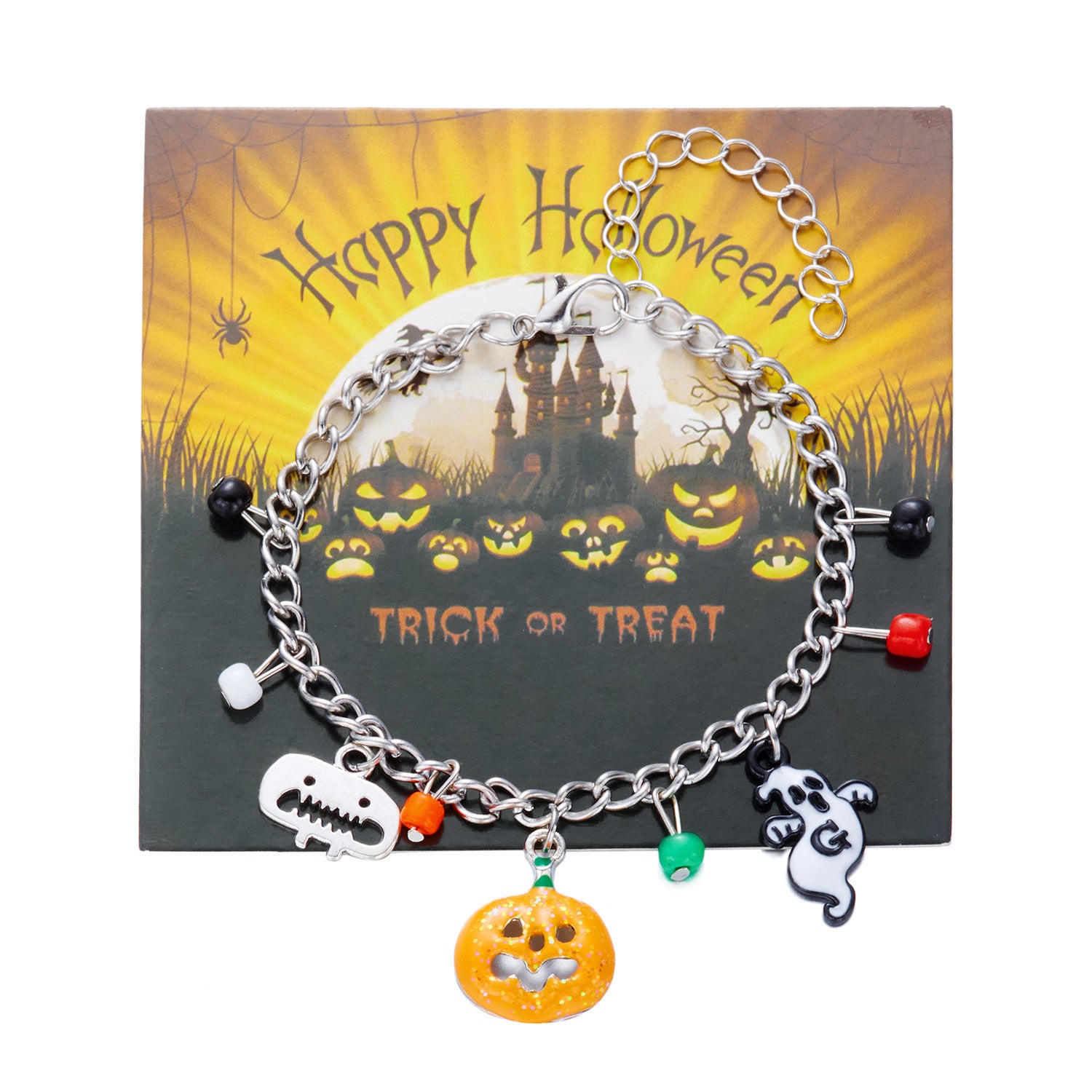 Wholesale  Bat Pumpkin Skull Cartoon Bracelet