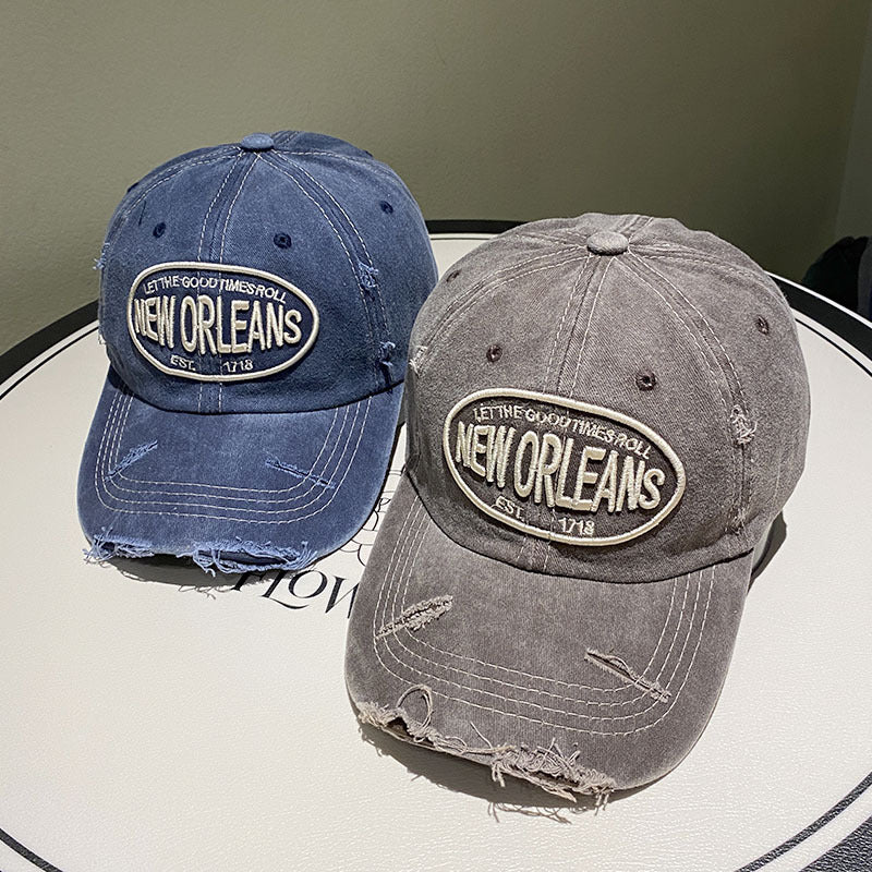 Wholesale  Letter Embroidered Cap Vintage  Baseball Cap