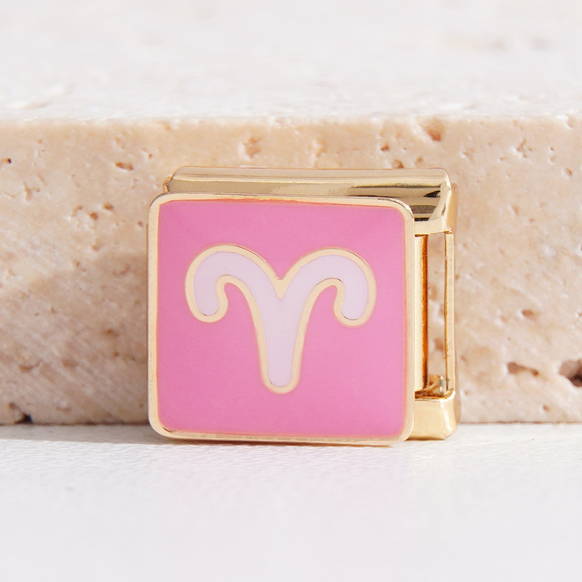 Wholesale Italian Charm Bracelet 9mm DIY Splicing Zodiac Series Stainless Steel Composable Bracelet