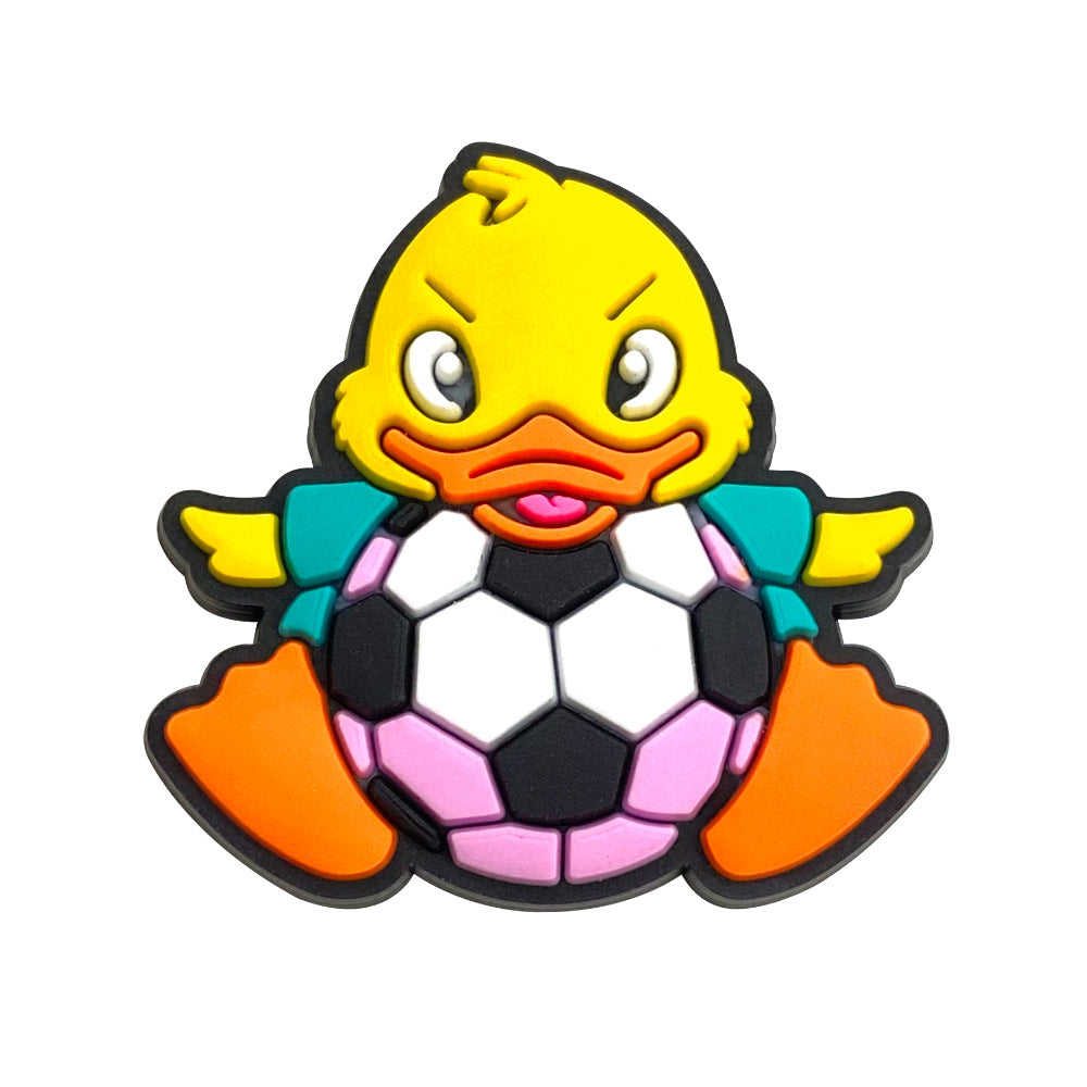 Wholesale 10pcs Cartoon cute soft rubber shoe charms shoe decoration