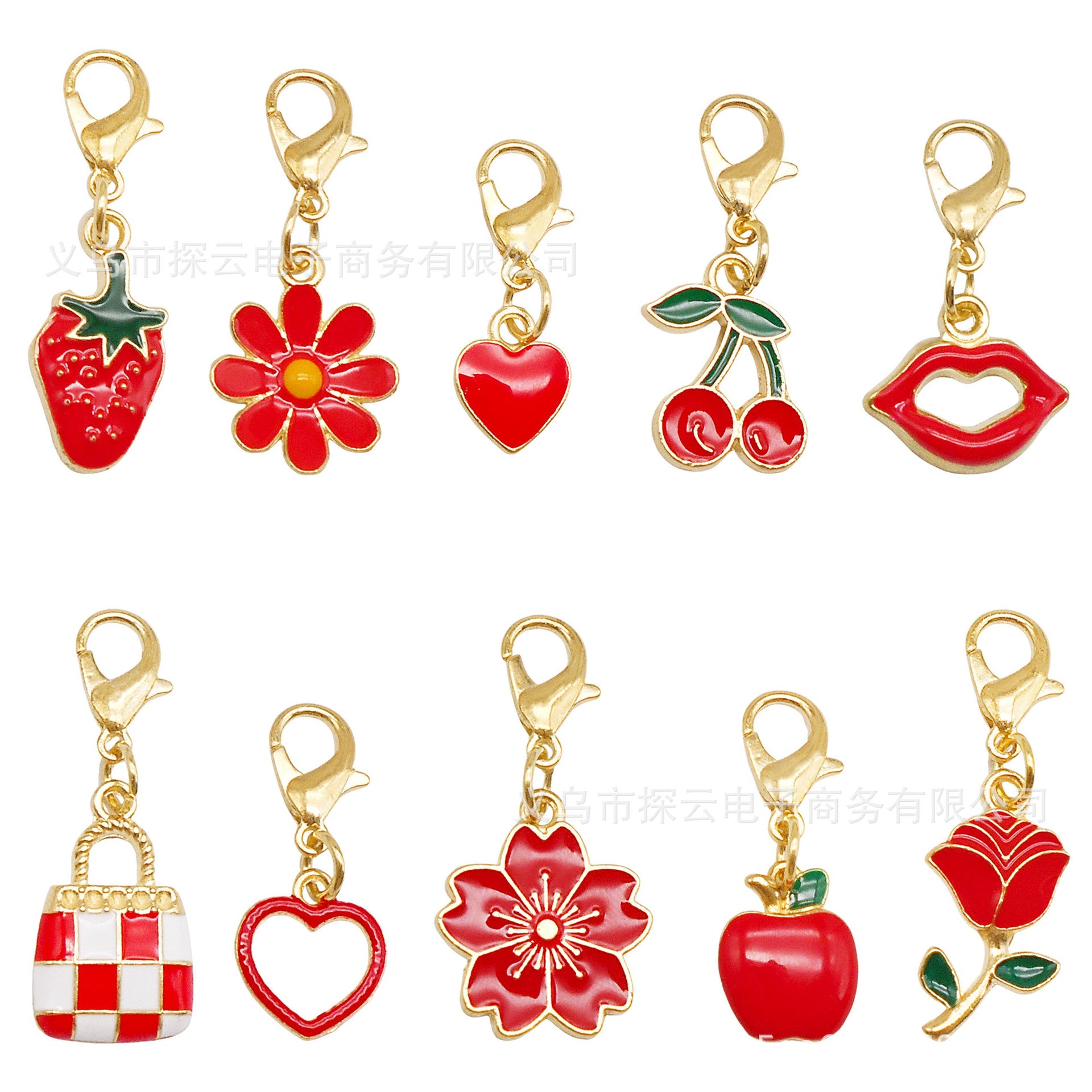 Wholesale Colorful Oil-Drip Charms
