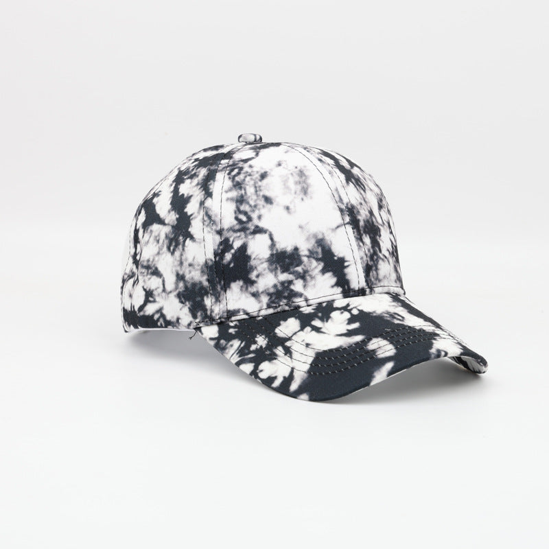 Wholesale tie-dyed baseball cap outdoor sunshade sun cap